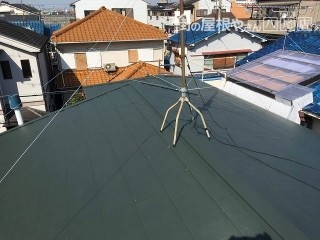 横暖ルーフ施工