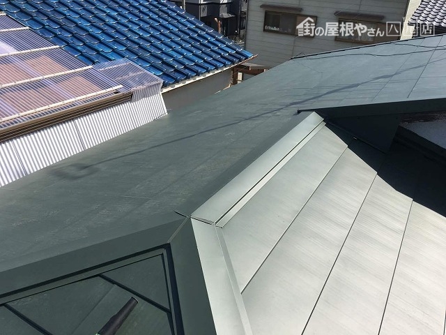 屋根施工完了