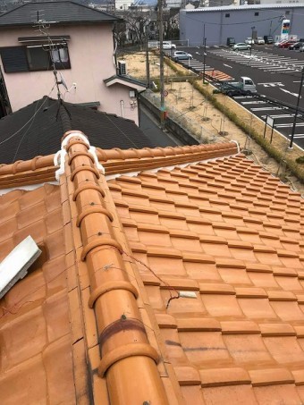 漆喰施工後