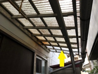 波板1枚補修