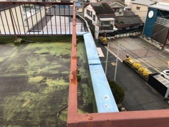 笠木の塗装
