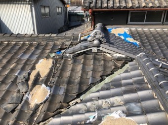 屋根養生の劣化