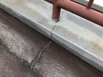 立ち上がり部分亀裂