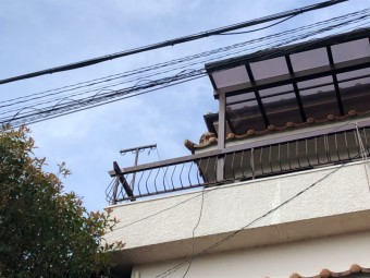 テラス撤去