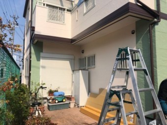 カーポート取付前