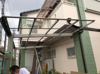 ネスカ施工中
