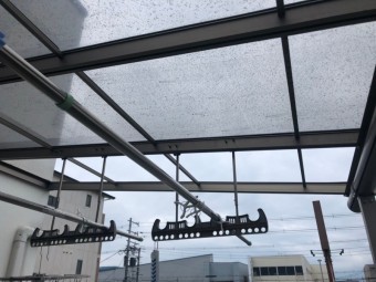 大東市ポリカが飛んだ