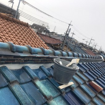 漆喰詰め直し