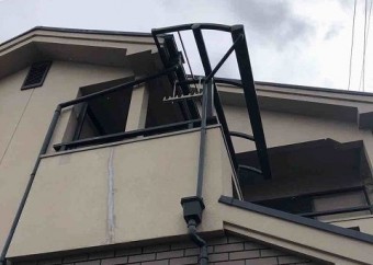 テラスの屋根撤去