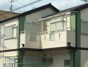 塗装用足場撤去