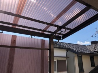 波板施工後