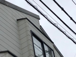 庇工事完了