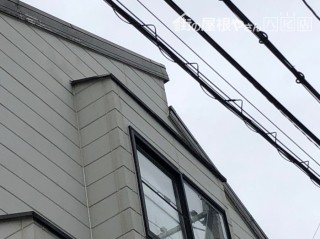 庇工事完了