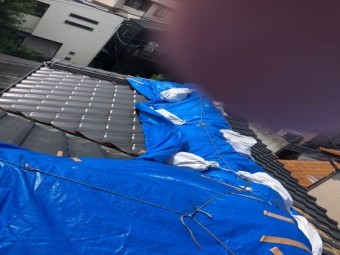 八尾市 屋根 応急処置