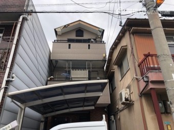 平野区在住でご依頼いただいた破風板部分の板金修理