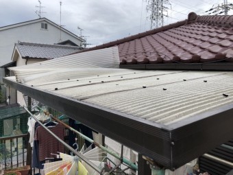 波板 八尾 台風