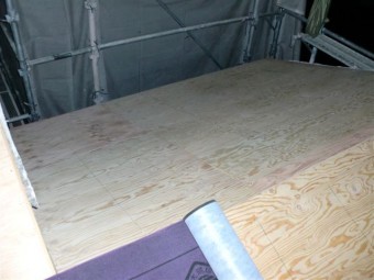 八尾市で下地作り コンパネ