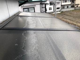 八尾市 テラス屋根を上から見た