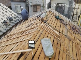 八尾市 胴縁 下地