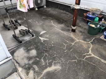 八尾市 陸屋根 クラック