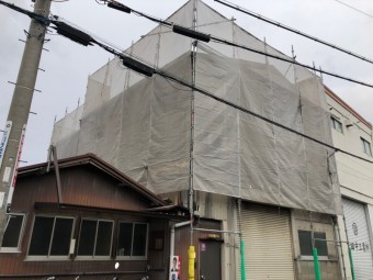 足場組み立て