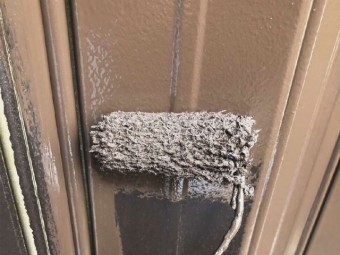 雨戸_塗装作業