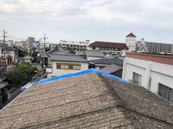 屋根応急処置