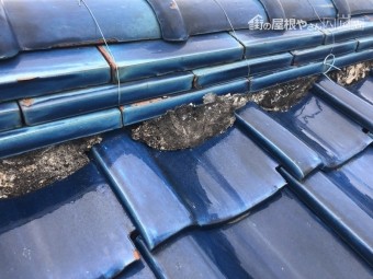 漆喰剥がれ