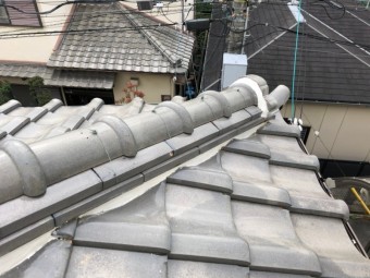 八尾市 屋根 漆喰