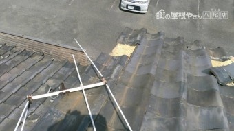 アンテナ転倒