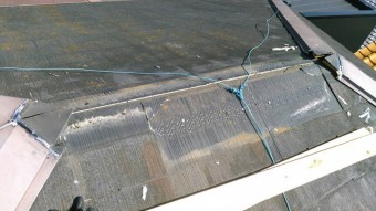 棟板金を新しくした