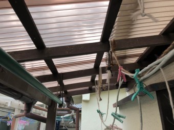 波板張替え後