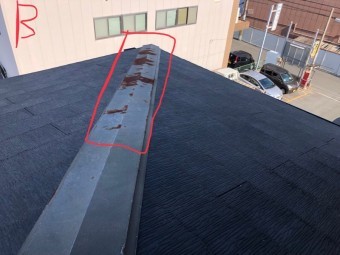 3階部分の屋根