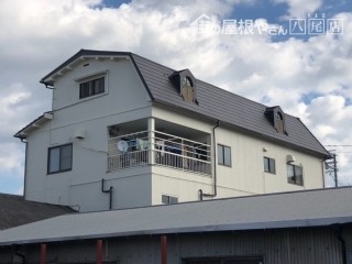 工事後ガルバ鋼板