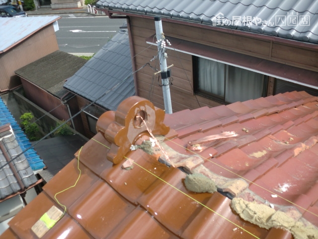 一部葺き替え工事