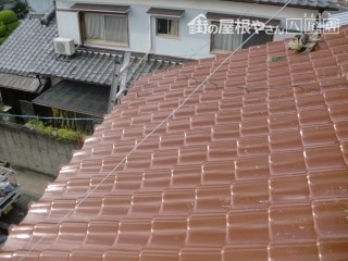 八尾市葺き替え完了