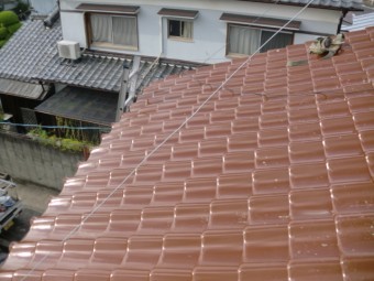 八尾市葺き替え完了