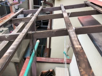 波板撤去後