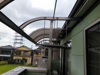 八尾市 ベランダ屋根