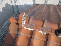 雨漏れ工事前の屋根