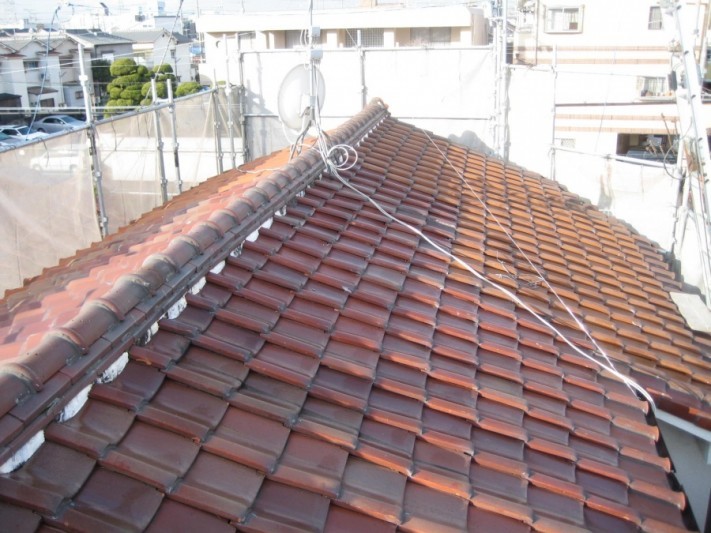 八尾市 瓦屋根