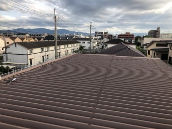 応急処置後の写真