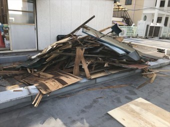 解体ででたごみの量
