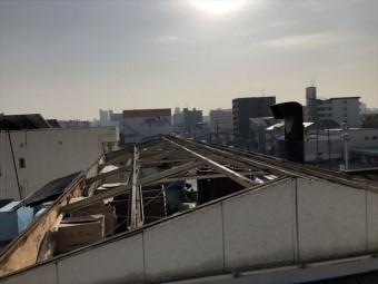解体完了後