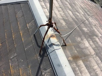八尾長池町屋根板金現状0722