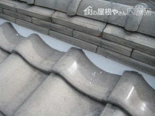面戸漆喰塗り替えた後
