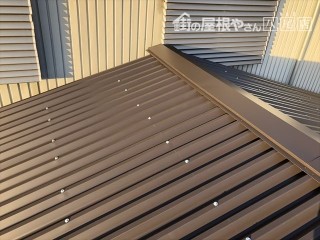 ガルバリウム鋼板工事後