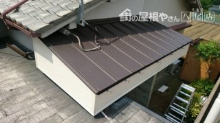 庇仕上がり