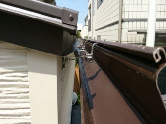 雨樋を横から見た画像