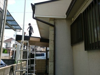 縦樋の様子です